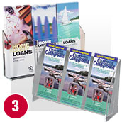 3 Pocket Brochure Holders