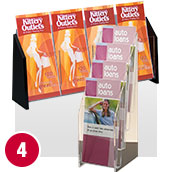 4 Pocket Brochure Holders
