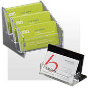 Acrylic Counter Business Card Holders