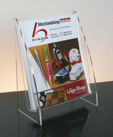 Literature Holder with Arc Sides - 8.5w