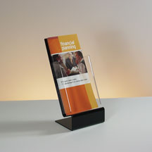 Slant Back Single Pocket Brochure Holder