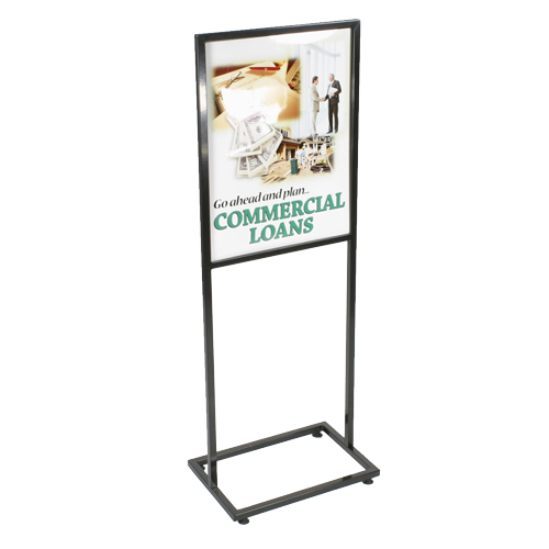 22x28 Wood Floor Poster Stand-Mfblouin