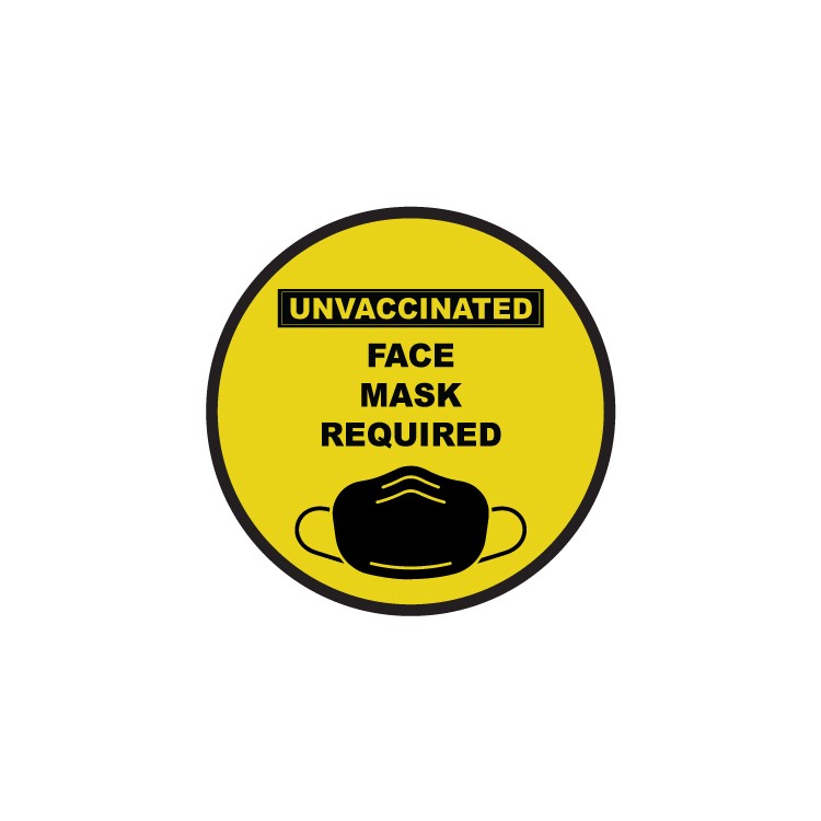'Unvaccinated' Decal - Yellow