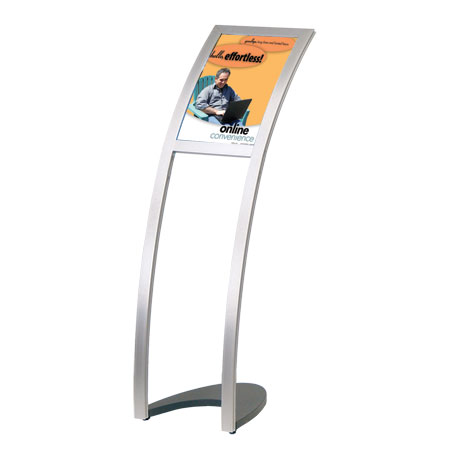 Freestanding Sign Holder w/ Arc for 8.5x11