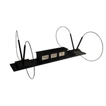 Double-Sided Countertop Perpetual Calendar w/ 4 Pens