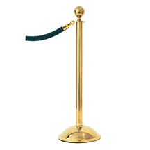 Ball Top Stanchion with Dome Base - Set of 2
