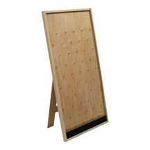 Wooden Prize Drop Game with Pucks and Face Plate - Standard Finish Only - BLANK