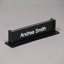 Two-Sided Acrylic Name Holder