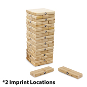 Jumbo Toppling Tower Blocks (2 Custom Imprint location)