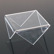 Pointed Acrylic Riser - 8w x 8h x 4d