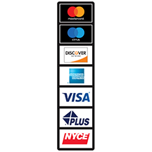 ATM Card Acceptance Sign - 7 Sign - Vertical