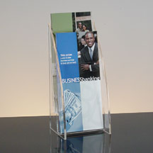 Tiered Literature Holder with Arc Sides - 4w