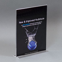 Clear Acrylic Sign Holder - Vertical