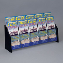 Countertop Brochure Holder - 2-tier, 10 pockets