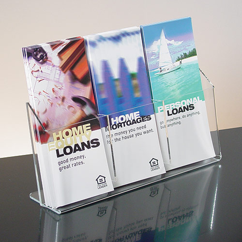 Side-by-Side Literature Holder - 4w