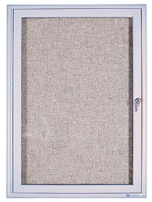 Deluxe Radius FrameFabric Bulletin Board - 24x36