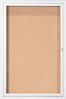 Indoor Aluminum Framed Bulletin Board - 24x36