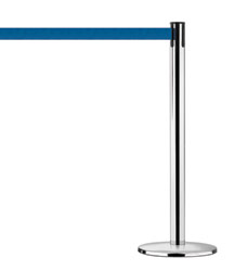 Tensabarrier Retractable Belt Stanchion with Universal Base