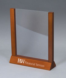 Wood Countertop Sign Holder - 8.5w x 11h
