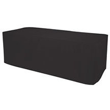 8ft Economy EZ Clean Fitted Table Cover - Blank
