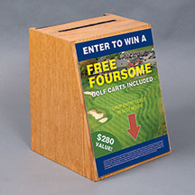 Wood Ballot Box