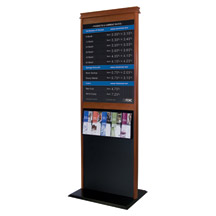 Windsor Floor Display with 22x28 Rate Display