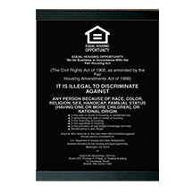 Metal Frame with Accent Rails for 1 Magnetic Sign
