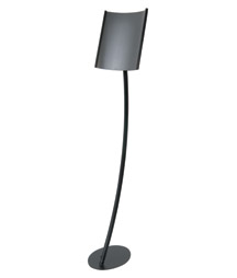 Eclipse Concave Floor Sign Holder - 8.5x11