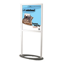Freestanding Sign Holder, Straight, for 22x28