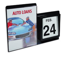 All-In-One Wall Display with Sign Holder and Calendar