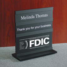 Teller Information Counter Display - 3 Slot
