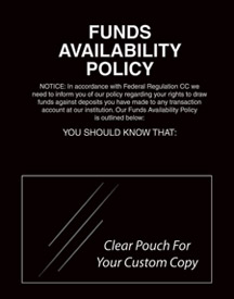 Availability of Funds
