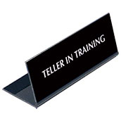 Counter Sign - Teller in Training