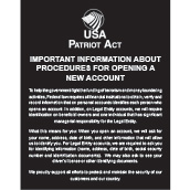 Patriot Act - Personal-Bus Account 11x14 Black
