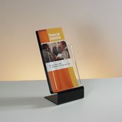 Slant Back Single Pocket Brochure Holder