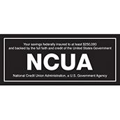 2-Sided NCUA Window Decal