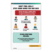 Stay Home School Sign
