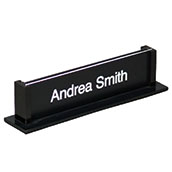 Two-Sided Acrylic Name Holder