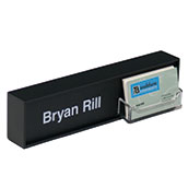 Heavy Desk Bar with Business Card Pocket