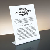 Availability of Funds