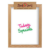 Oak Frame Wall Wet-Erase with Header - 18w x 24h