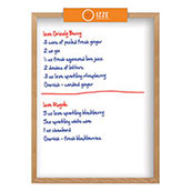 Oak Frame Wall Wet-Erase with Header - 36w x 48h