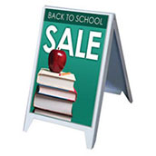 Sidewalk A-Frame Sign Holder - 22w x 28h