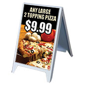 Sidewalk A-Frame Sign Holder - 24w x 36h