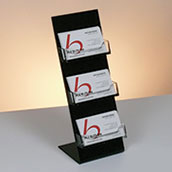Counter Business Card Holder, (3) Pockets