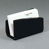 Single Pocket Curved Countertop Business Card Holder