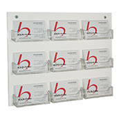 9 Pocket - 3 Tier Wall Business Card Holder