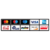 ATM Card Acceptance Sign - 10 Sign - 2 Rows of 5