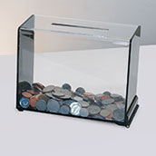 Acrylic Locking Collection Box