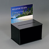 Sintra Ballot Box with Sign Holder